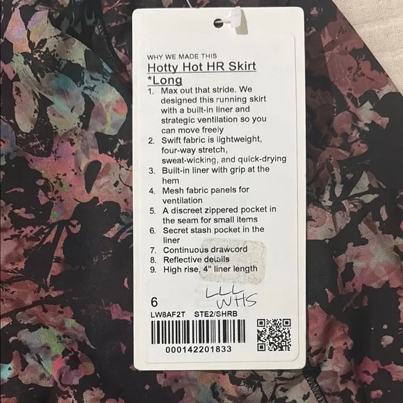 Lululemon Hotty Hot HR Skirt. - Picture 2 of 2